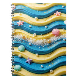 Cuaderno de Playa Costera Ola de Mar