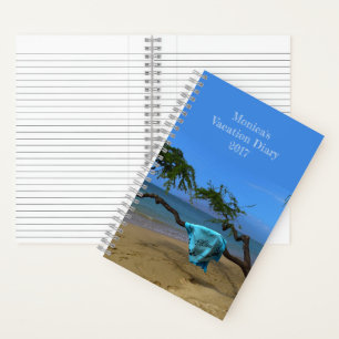 Cuaderno de playa de Maui con tu nombre
