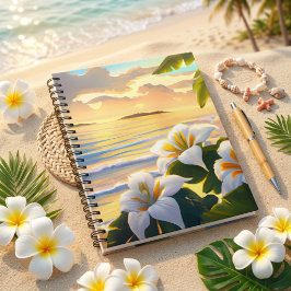 Cuaderno de Playa Tropical, Hawái