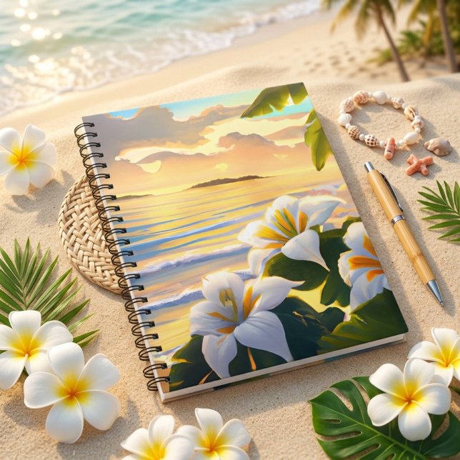 Cuaderno de Playa Tropical, Hawái (Subido por el creador)