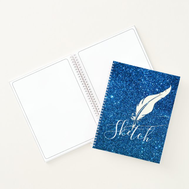 Cuaderno de pluma de ave personalizada (Interior)