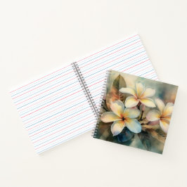 Cuaderno de Plumeria Amarilla de Maui
