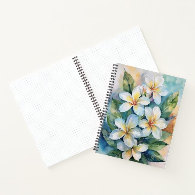 Cuaderno de Plumeria de Maui Spring (Interior)