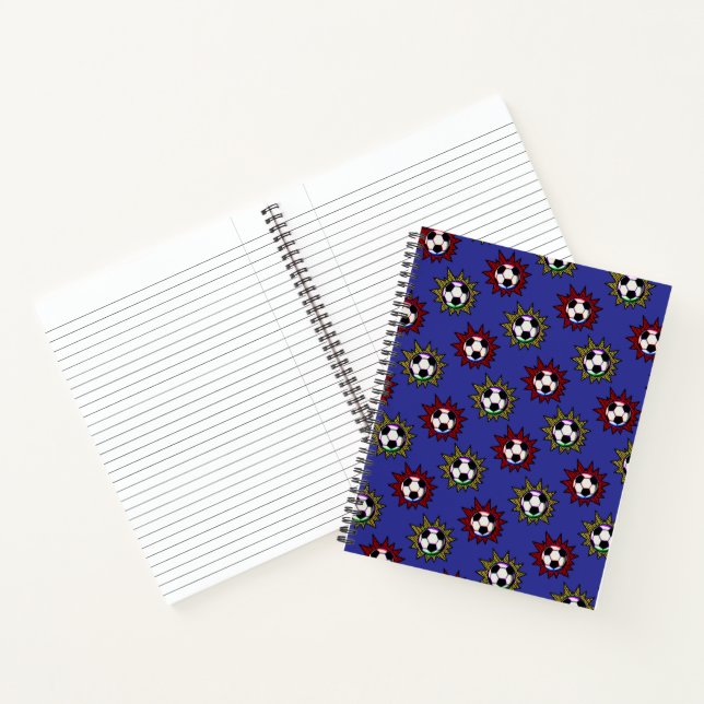 Cuaderno de Pop Art de Fútbol (Interior)