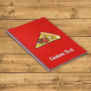 Cuaderno de porción de pizza