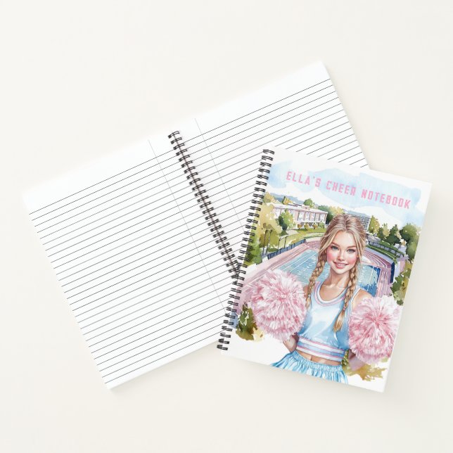 Cuaderno de Porrista con Pastel (Interior)