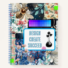 Cuaderno de portada con estilo Scrapbook creativo