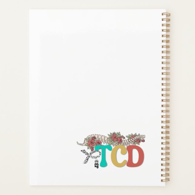 Cuaderno de portada dura para curas Tarlov (Reverso)