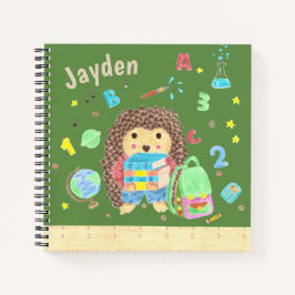 Cuaderno de prácticas de escritura a mano en el co