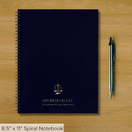 Cuaderno de prácticas legales en espiral