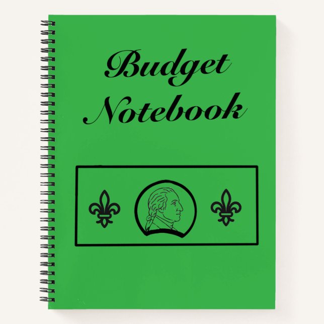 Cuaderno de presupuesto verde (Anverso)