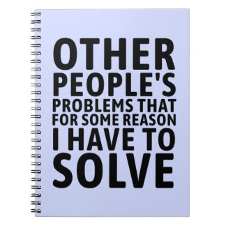 Cuaderno de Problemas de Otros Chistoso para Compa