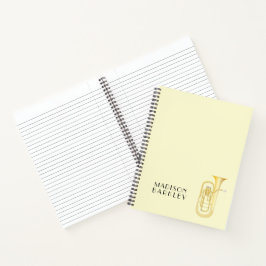 Cuaderno de profesor de banda de música barítono
