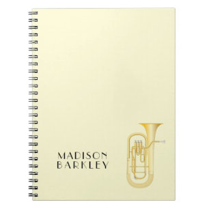 Cuaderno de profesor de banda de música barítono