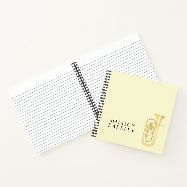 Cuaderno de profesor de banda de música barítono (Interior)