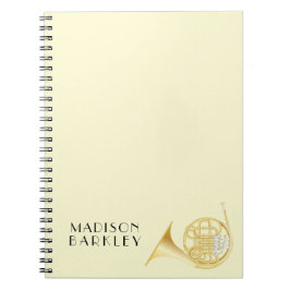 Cuaderno de profesor de banda de música de trompa