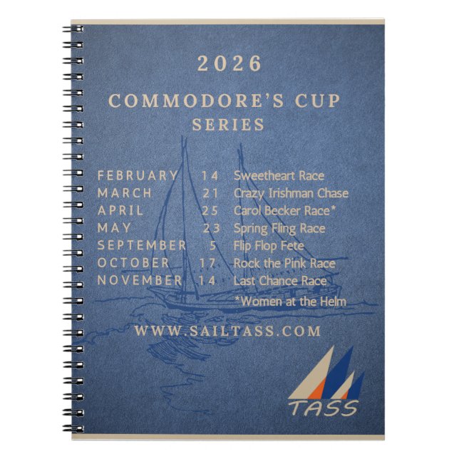 Cuaderno de programación de la Copa del Comodoro T (Frente)