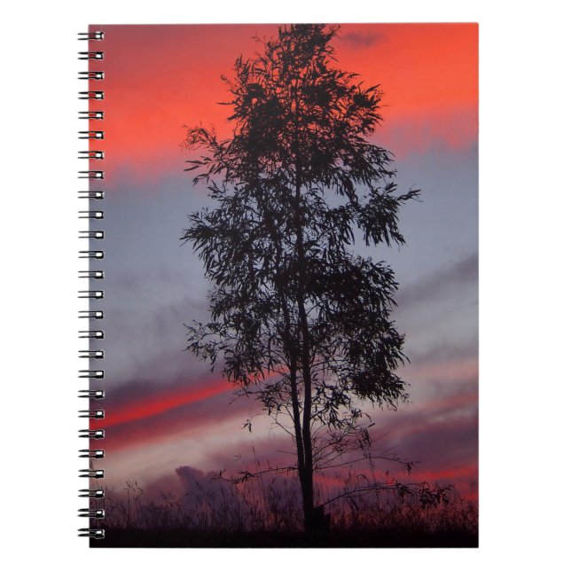 Cuaderno de puesta de sol de tormentas de Australi (Frente)