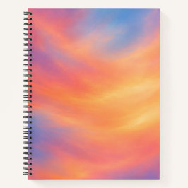 Cuaderno de puesta de sol soñadora | Cielo pastel