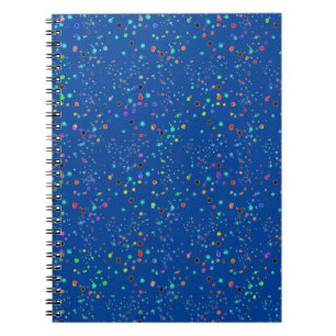 Cuaderno de puntos coloridos