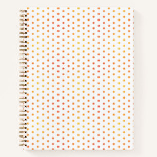 Cuaderno de puntos Ombre Sunburst - XS
