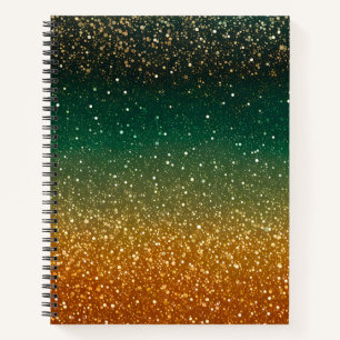Cuaderno de Purpurina colorido