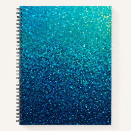 Cuaderno de Purpurina colorido
