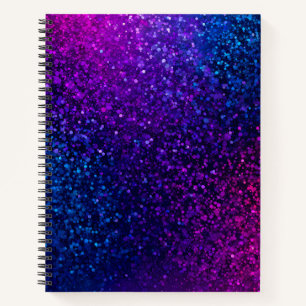 Cuaderno de Purpurina colorido