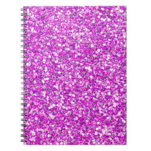 Cuaderno de Purpurina Rosa Brillante