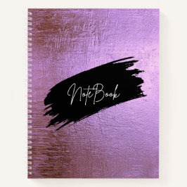Cuaderno de Purpurina Rosa - Estética de Oro Rosa 