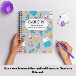 Cuaderno de Química Personalizado – Nombre Persona