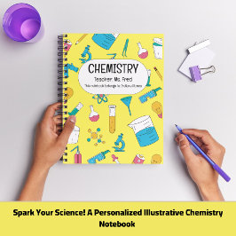 Cuaderno de Química Personalizado – Nombre Persona