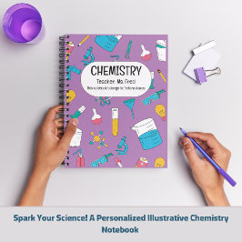 Cuaderno de Química Personalizado – Nombre Persona