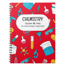 Cuaderno de Química Personalizado – Nombre Persona