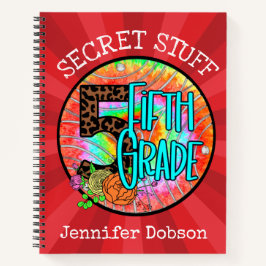 Cuaderno de quinto grado de vuelta al cole