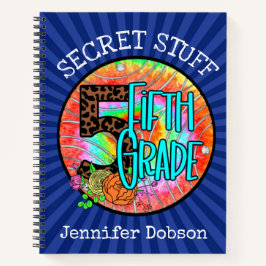 Cuaderno de quinto grado de vuelta al cole