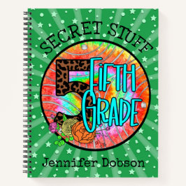 Cuaderno de quinto grado de vuelta al cole