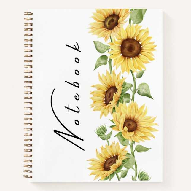 Cuaderno de Radiancia de Girasol (Anverso)