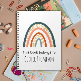 Cuaderno de Rainbow este libro pertenece a los niñ