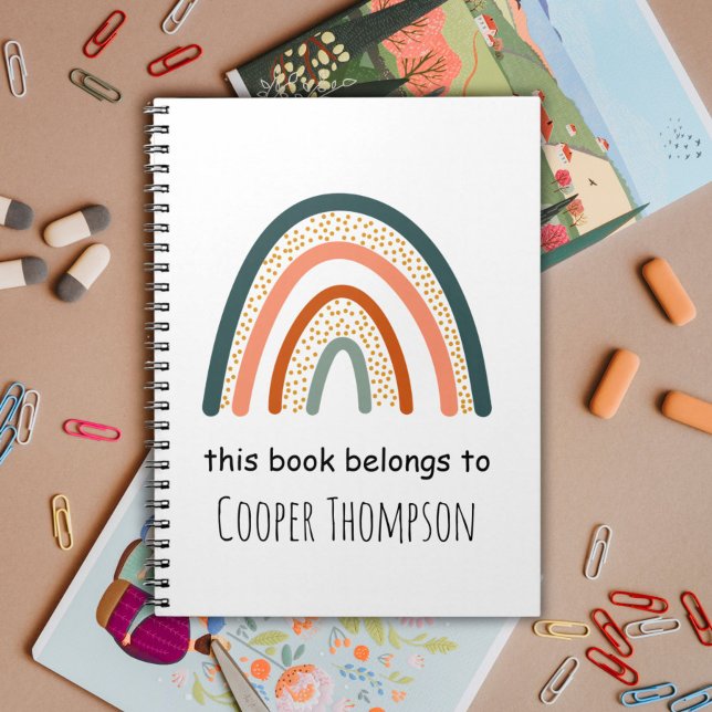 Cuaderno de Rainbow este libro pertenece a los niñ (Subido por el creador)