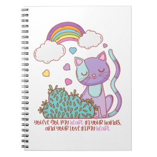 Cuaderno de Rainbow Kitten + Cita