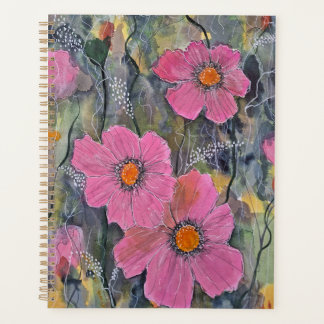 Cuaderno de ramilletes rosados