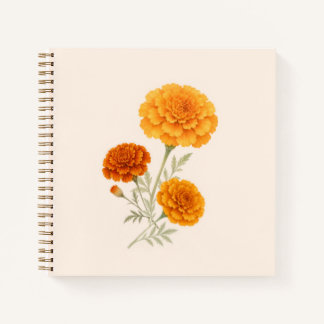 Cuaderno de ramo de caléndula