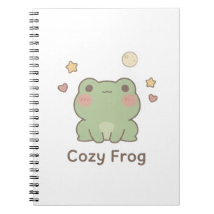 Cuaderno de Rana Acogedor Diario Kawaii Lindo