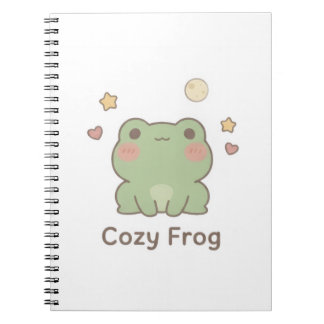 Cuaderno de Rana Acogedor | Diario Kawaii Lindo