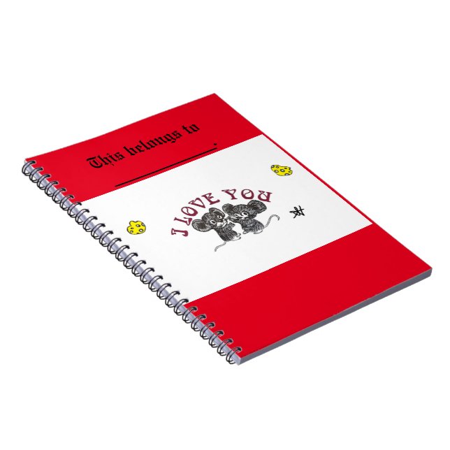 Cuaderno de ratones enamorados (Lado Derecho)