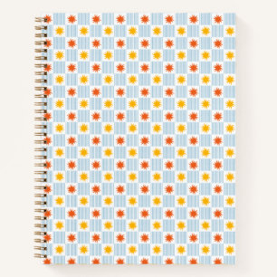 Cuaderno de rayas de tablero de ajedrez de explosi