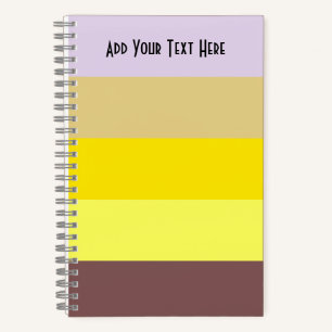 Cuaderno de rayas felices