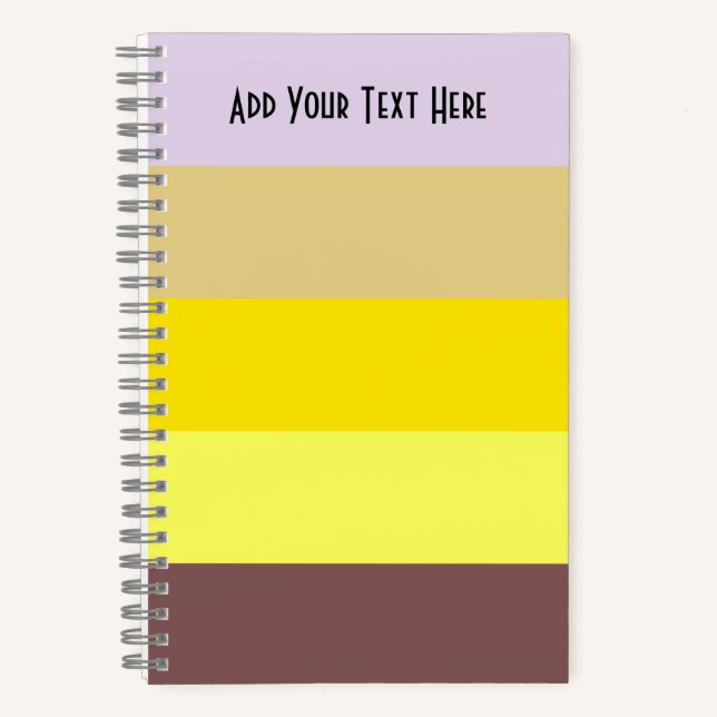 Cuaderno de rayas felices (Anverso)