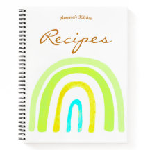 Cuaderno de Recetas Boho de la Cocina de Mamá